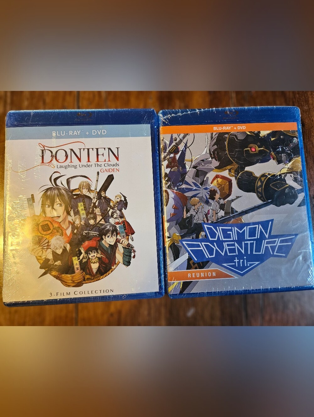 Digimon Adventure tri. Reunion Blu-ray + DVD - Blue Edition&Donten Dvd- Lot Of 2